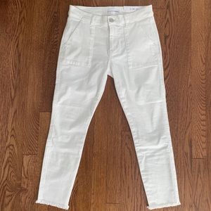 Loft White Jeans